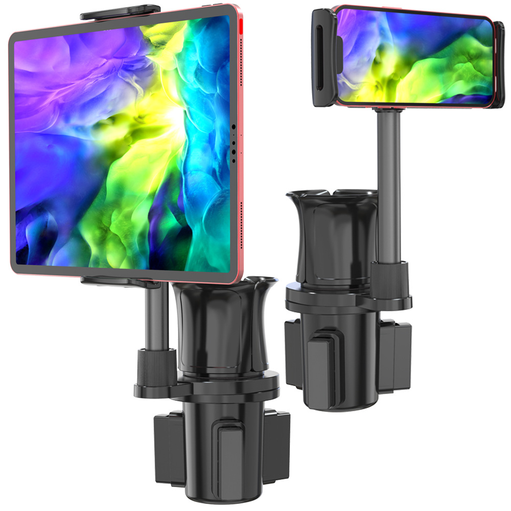 Soporte de taza de agua de vehículo transfronterizo multifuncional de control central 2 en 1 de navegación para soporte de taza de agua de automóvil soporte de cenicero