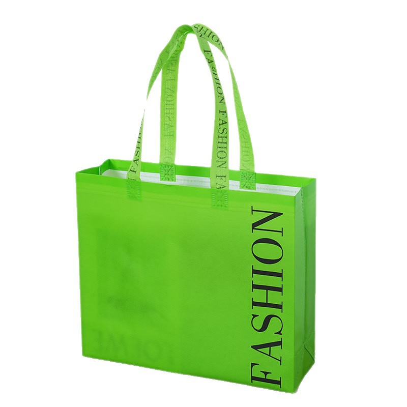 Bolsas de tela no tejida de película creativa espesa bolsa de ropa tienda de ropa bolsa de compras de mano ecológica bolsa de tela no tejida personalizada image 6