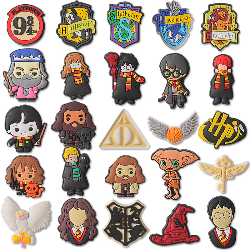 Harry Potter Cave Shoes Shoe Flower Shoe Buckle PVC Shoe Flower Buckle Decorative Accessories Amazon Cross Border