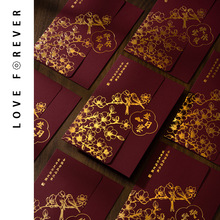 创意新款满月百日周岁请帖打印弥月宝宝宴生日宴请柬高档喜帖批发