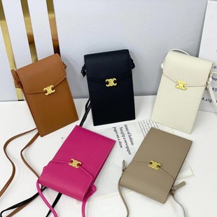 Vertical Mobile Phone Bag, Coin Purse, Card Holder, Korean Style New Shoulder Crossbody Bag, Simple Mini Mobile Phone Bag