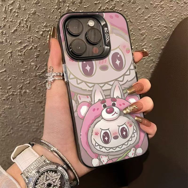 草莓熊适用苹果17Promax手机壳个性元气壳iPhone16ins15/14欧美13|undefined