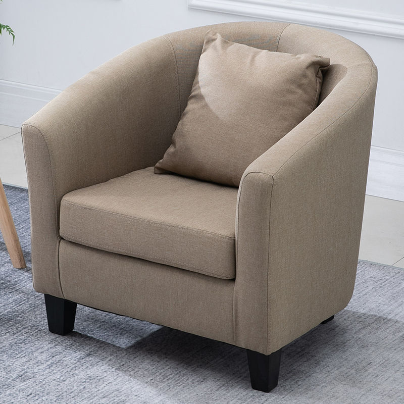 Simple Nordic Single Sofa Chair, Internet Cafe Small Sofa, Small Apartment Sofa, Double or Triple Combination Sofa for Living Room and Bedroom Factory