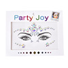 European and American PARTYJOY Music Festival Makeup Special Eyes Eye Diamond Diamond Face Diamond Eyes Crows Crowd Drills