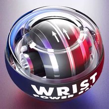 跨境专供腕力球磁力发光彩灯手指腕力陀螺训练健身减压握力球批发