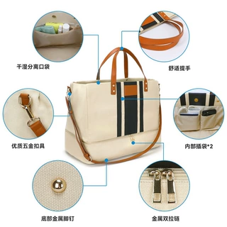 大容量帆布手提袋防水手提包旅行包健身手提包源头工厂