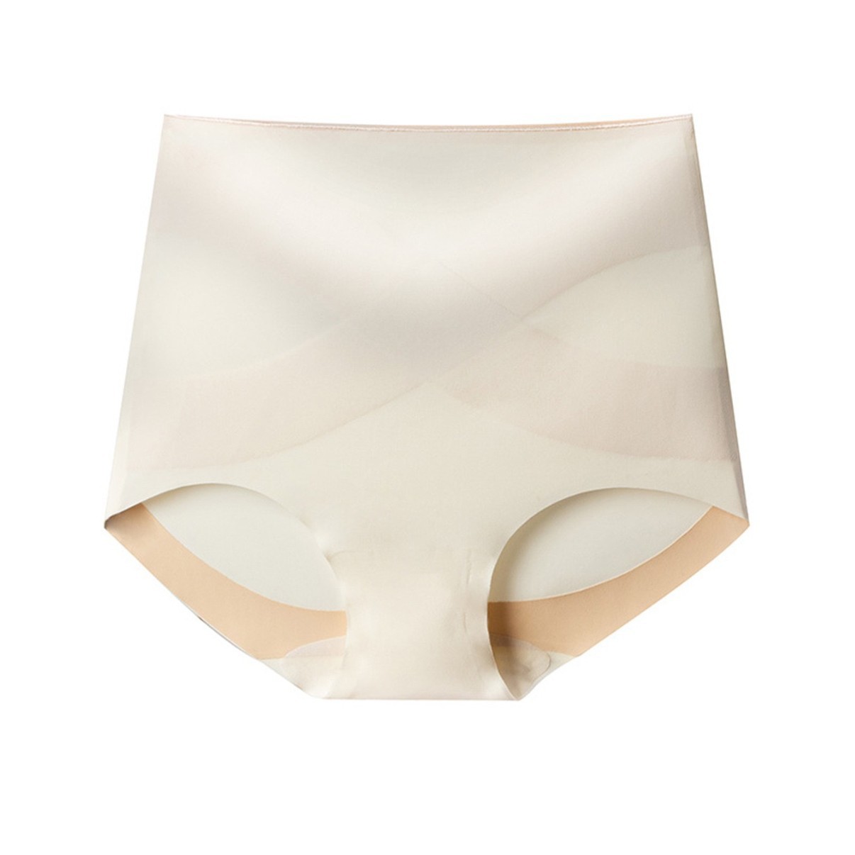 Nueva ropa interior de cintura alta para levantar la cadera calzoncillos de seda de hielo sin costuras para mujer