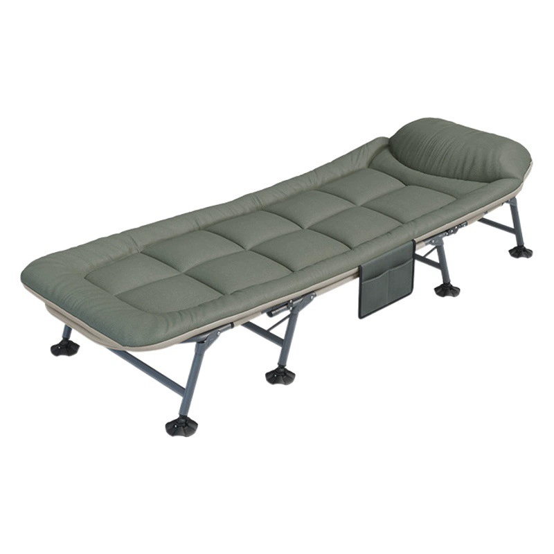 Складная кровать Ruishida для обеденного перерыва в офисе, простая односпальная кровать для сопровождающих в больнице, кровать для отдыха взрослых в стиле милитари.