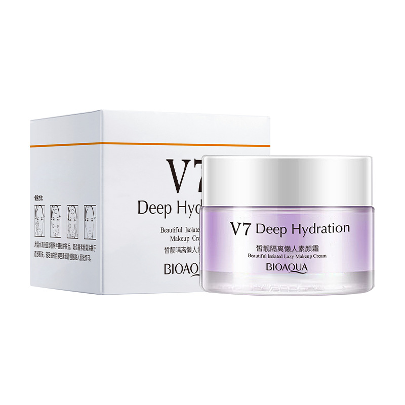 Boquan elegante belleza aislamiento perezoso crema corrector decoración belleza color V7 crema facial productos genuinos al por mayor