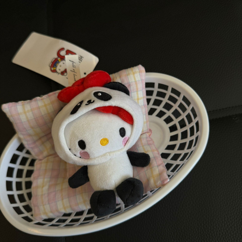 新しいハローキティかわいい人形サイド座りハローキティキティバッグペンダントペンダント人形人形ペンダント|undefined