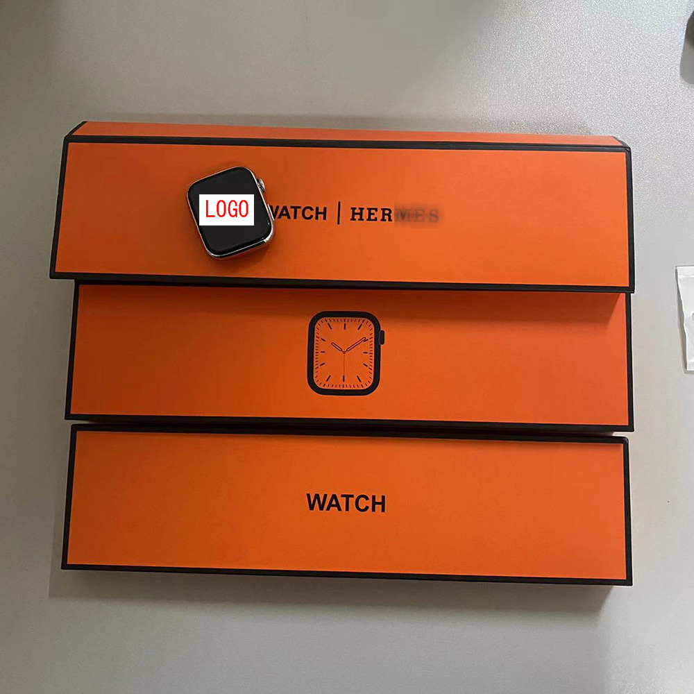 New Series 8 Smart Watch S8 45mm Boot Logo Smart Watch Hermes Packaging