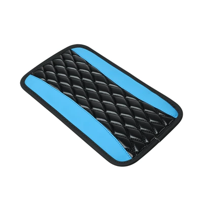 Car universal armrest box pad Armrest box pad - hxd-blue