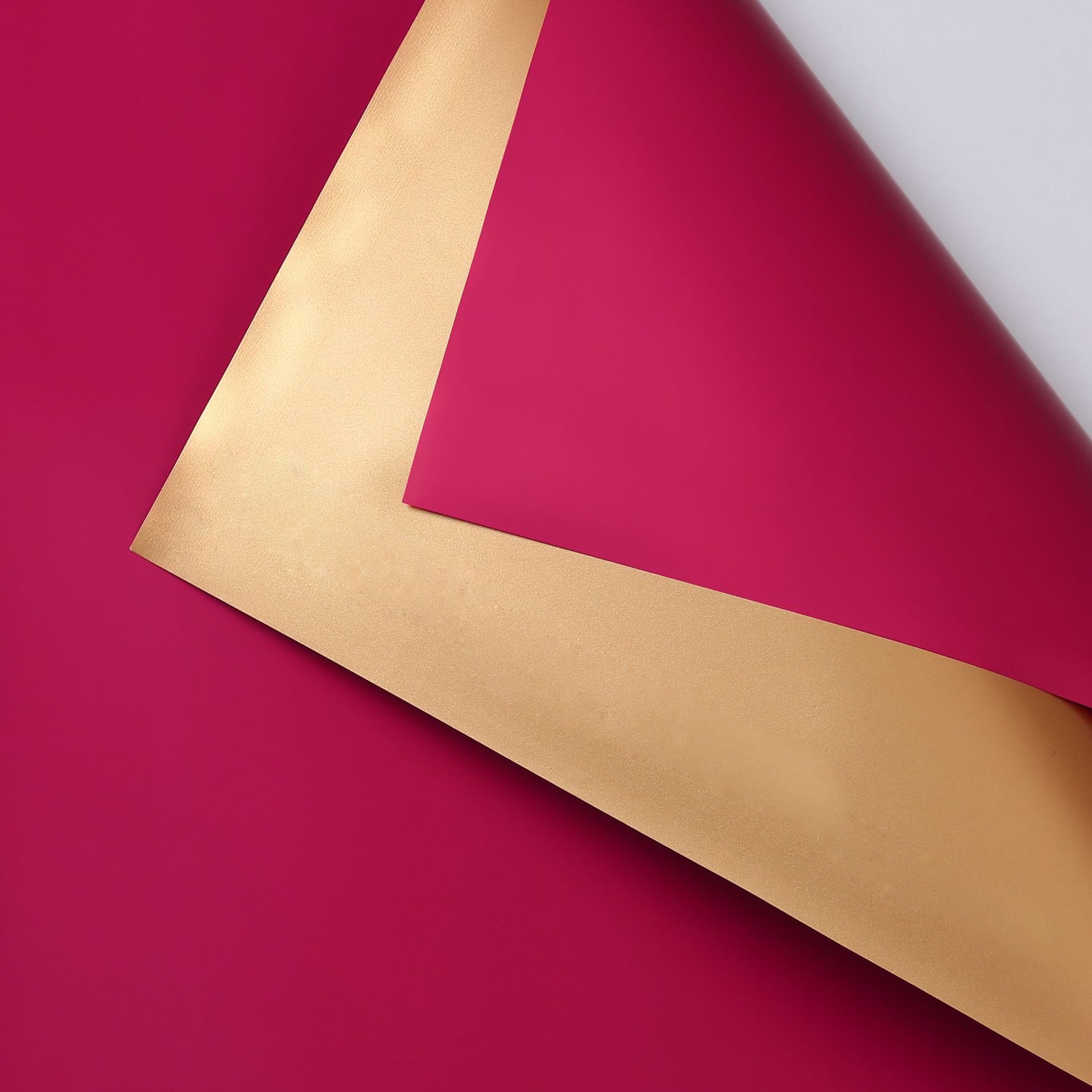 Papel de Regalo Rojo con Diseño de Flores para Bodas, Papel Festivo, Papel de Arte, Materiales de Embalaje Florales, Embalaje de Flores para Manualidades