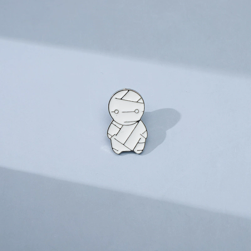 Японская мультяшная брошь ins аниме милая Мумия значок из сплава мужчины и женщины Джокер индивидуальные трендовые аксессуары