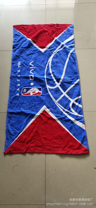 GOTS Organic Cotton Towel Cotton Cut Fleece Reactive Printing Beach Towel Towel Bath Towel Blanket Beach Bag