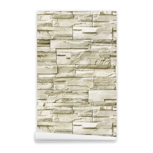 3D three-dimensional brick pattern wall sticker ins Internet celebrity cultural brick industrial style wallpaper restaurant milk tea shop wallpaper waterproof sticker