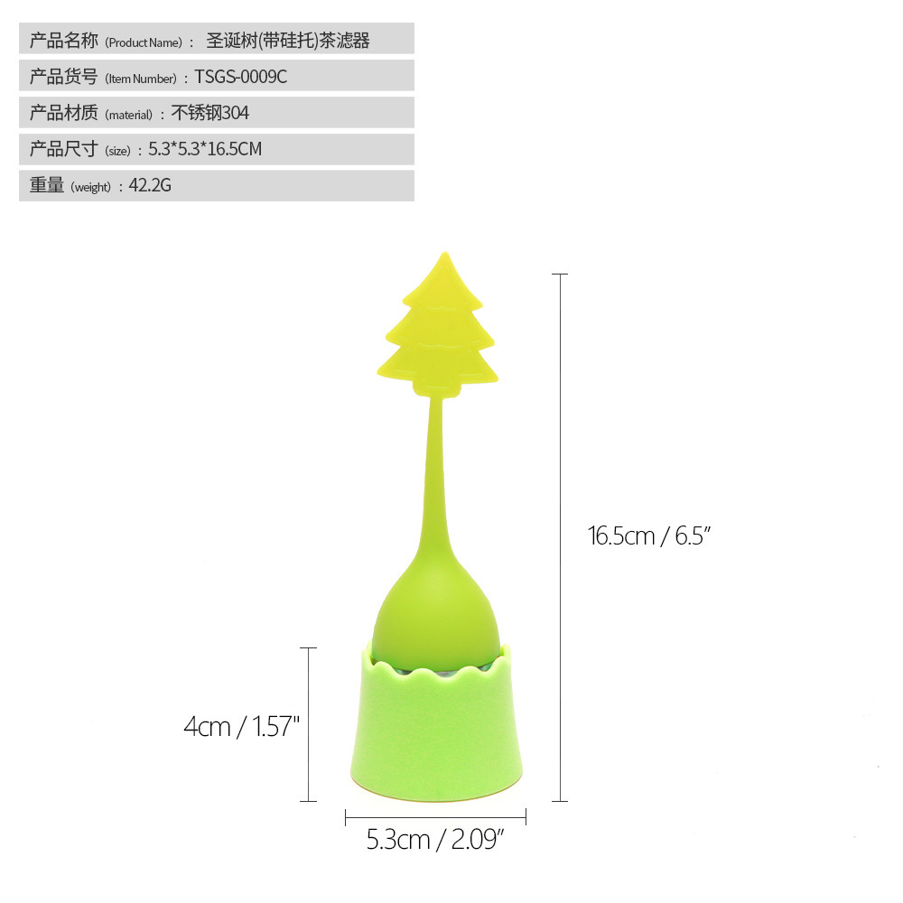 Infusor de Té de Acero Inoxidable 304 y Silicona