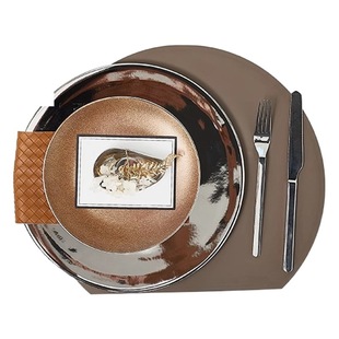 Model Room Western dining table soft decoration table Western tableware suit soft decoration exhibition hall decoration table light luxury plate silver plate jewelry