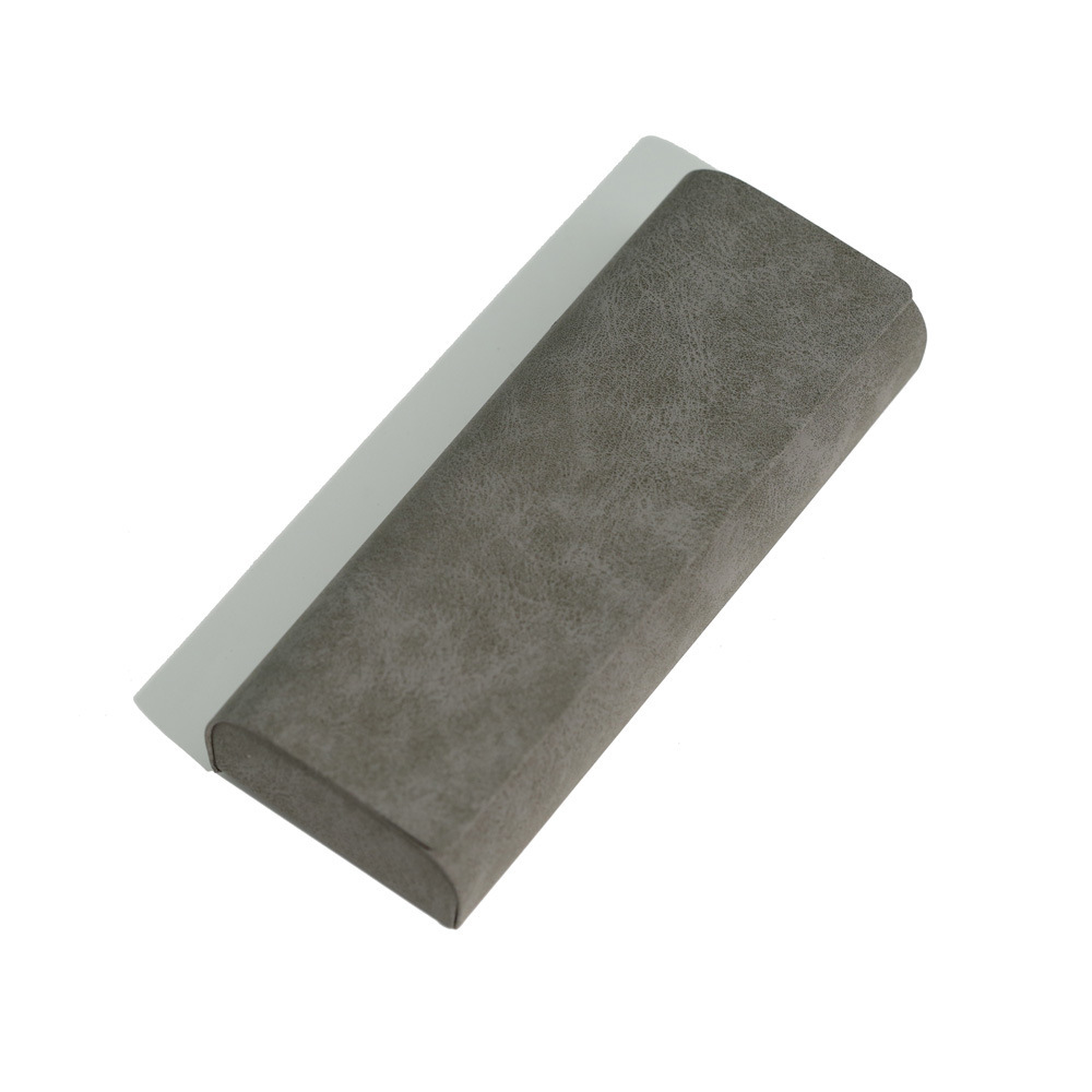 新しいハイエンドのシンプルなレザーメガネケース、耐圧近視メガネケース、ファッショナブルな大容量メガネ収納ボックス