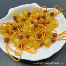 新品 天然蜜蜡南红三通配件手工DIY文玩时尚配饰佛珠串珠手链