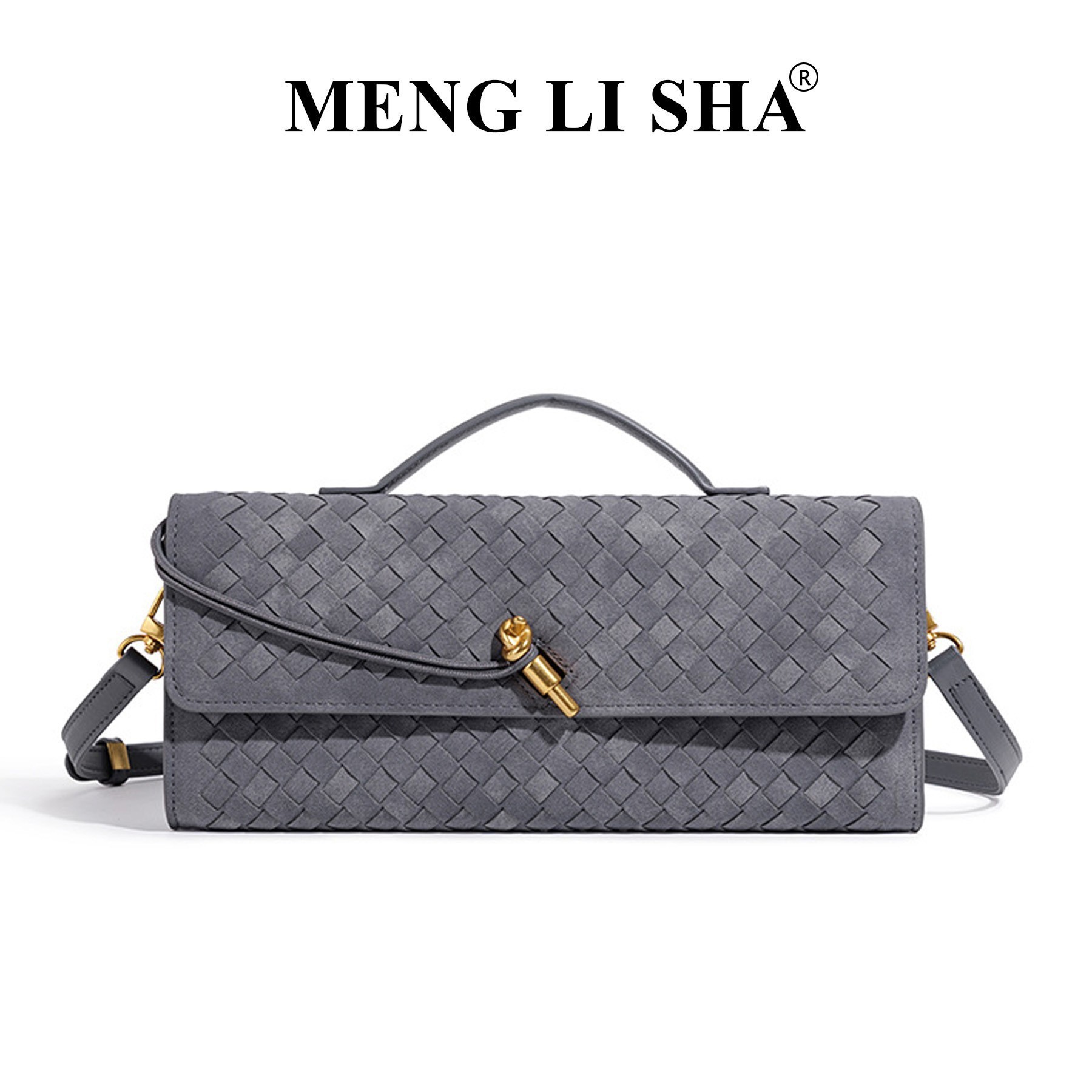 Autumn/Winter New Suede Woven Bag - Commuter Clutch Evening Bag For Women, Vintage Luxury Shoulder & Crossbody Accordion Bag - Thumbnail 6
