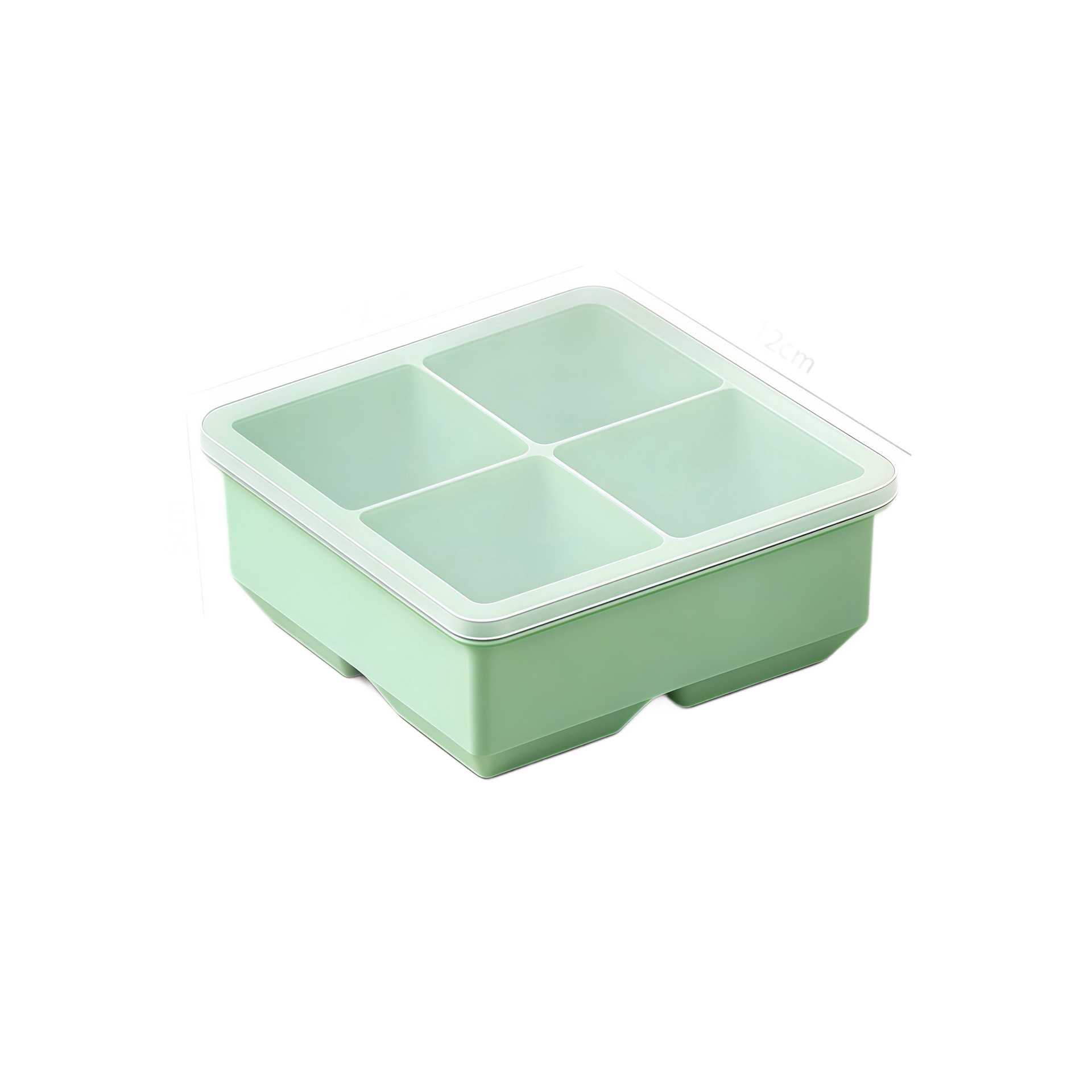 Silicone For Home Use, Food Grade, Cubes, Tray, Mold, Extra Large Ice Pop Mold_voghion.com