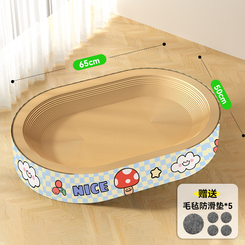 Gatos gigantes Mac ecológicos anti-deslizante gato agarrar tablero de espacio grande papel corrugado resistente al agarramiento y al desgaste juguetes de mascotas para gatos