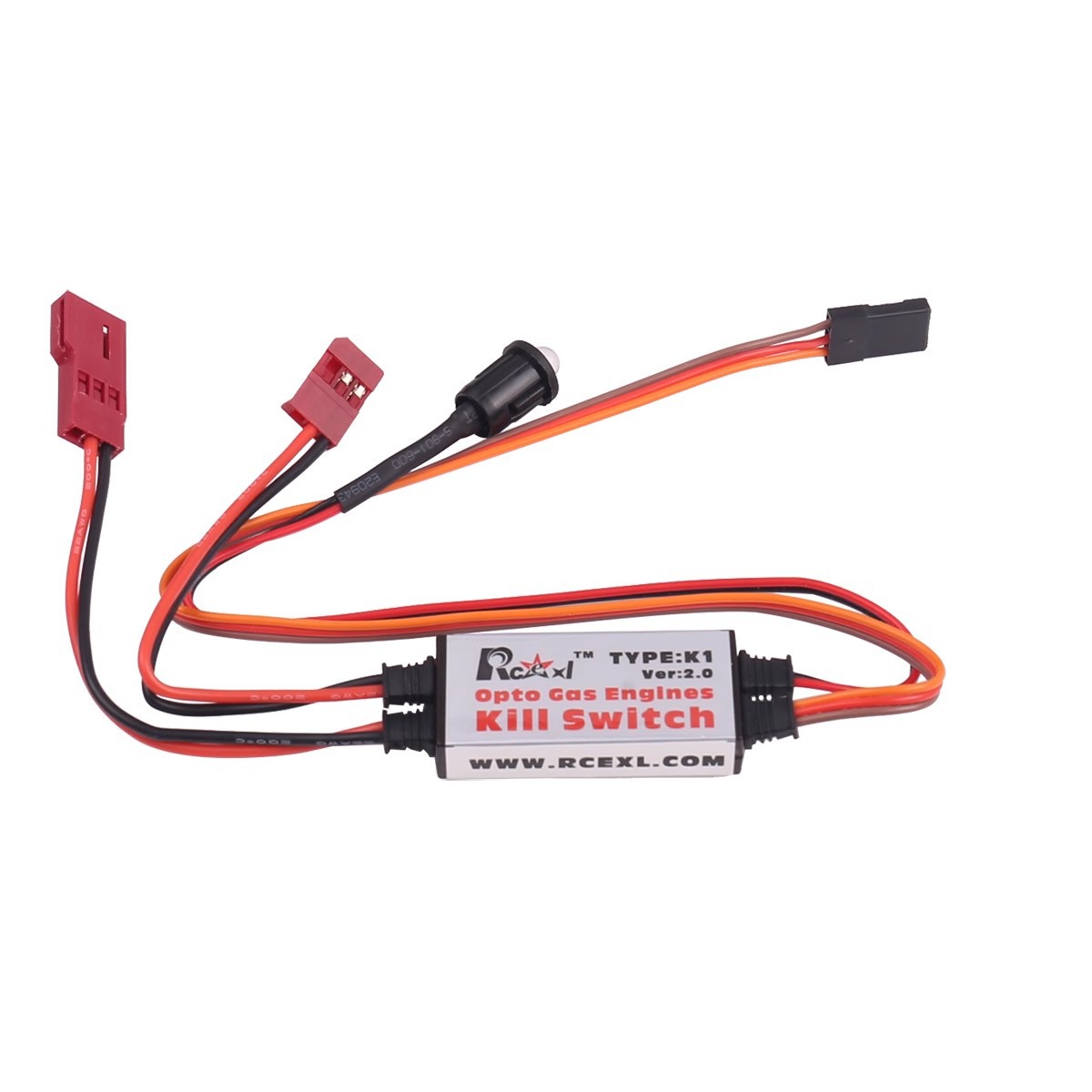 Rcexl Asil aviones modelo remoto apagado interruptor gasolina ala fija aviones motor V2.0 versión CDI