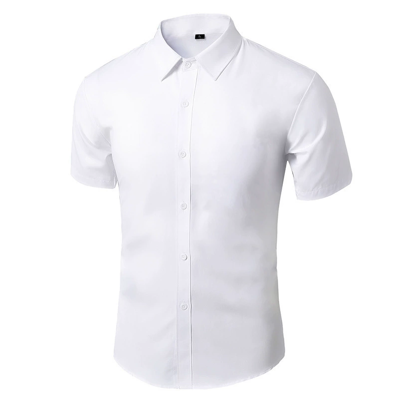 Рубашка, белый классический пиджак для досуга, slim fit, корейский стиль