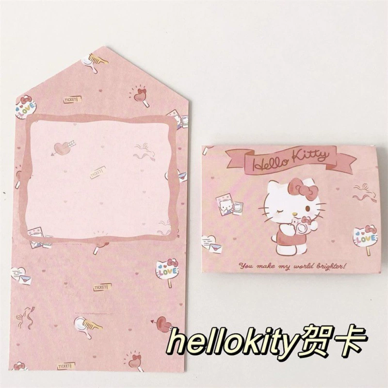 Sanrio, брендовые качественные милые открытки для друзей, почтовая открытка