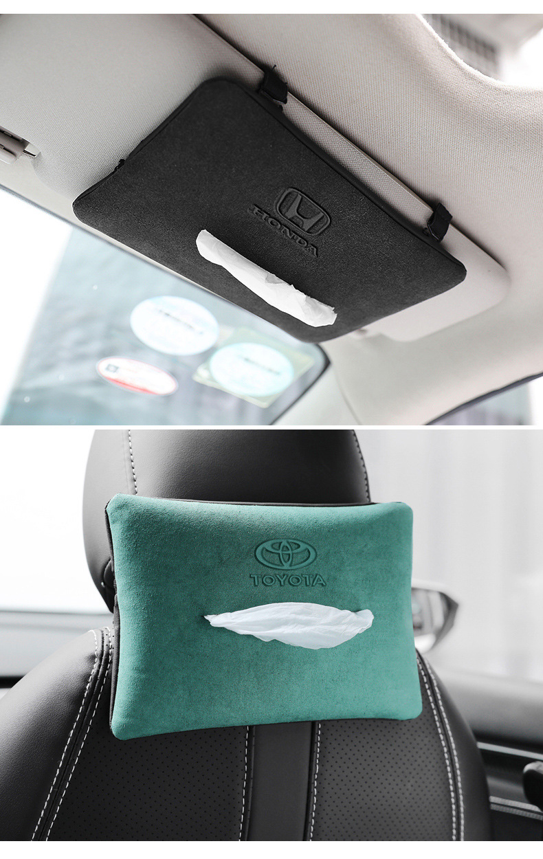 Suitable for BMW car tissue box 5 series 3 series 1 series 7 series 6GTX1iX3X4X5 car seat hanging paper box