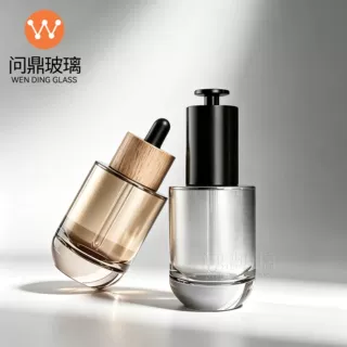 定制高端精华液瓶30ml精油瓶40ml按压精华液瓶50ml原液滴管瓶包材