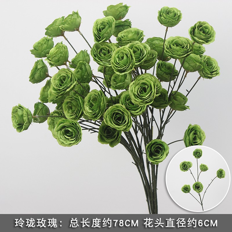 2025 nueva imitación de plantas verdes de flores de hierba de hierba decoración de fondo de boda flores verdes colgantes flor de bodas