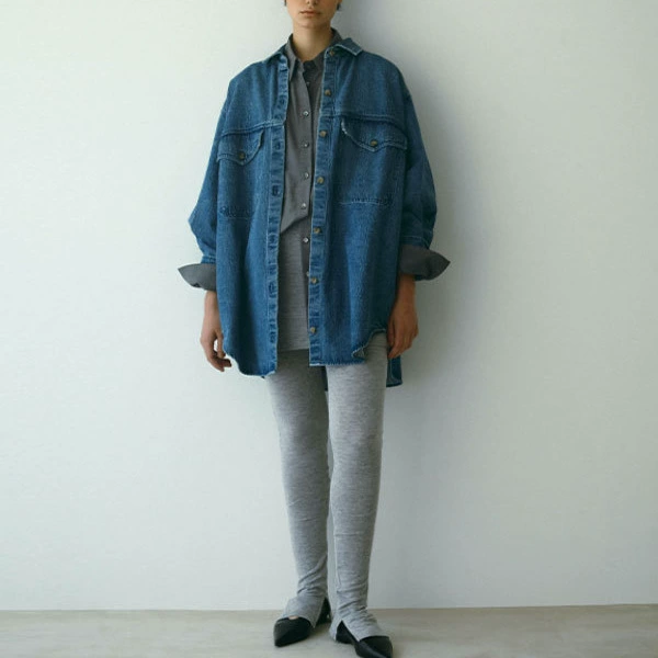 Qiandhe японский стиль осенне-зимняя новая модная ретро американская потертая джинсовая куртка свободная повседневная рубашка для похудения