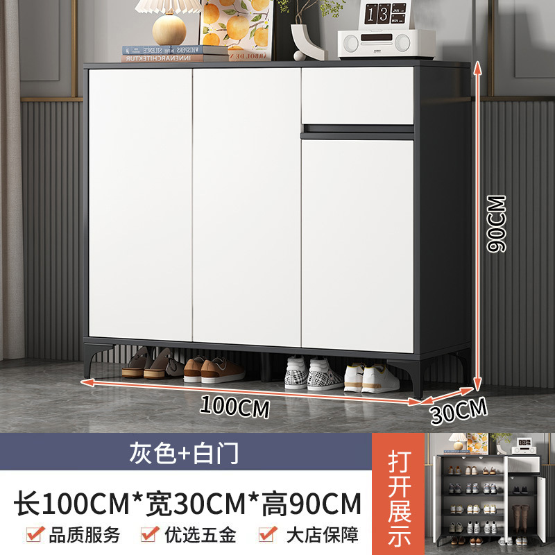 "두꺼운 서랍" 회색 흰색 문 100CM