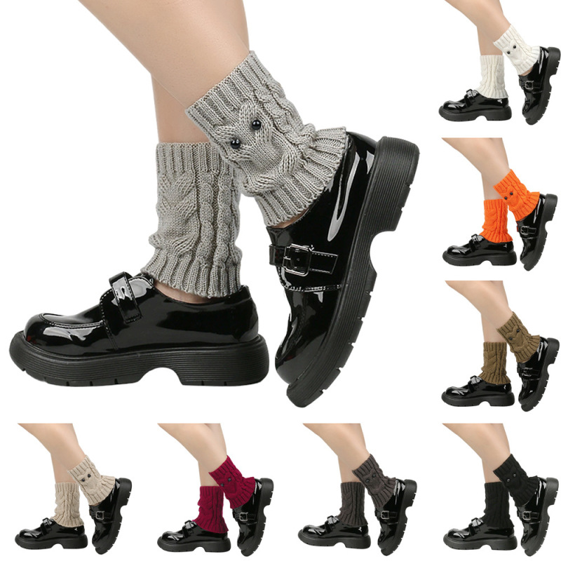 Sweet and Cool Spicy Girl Style Y2K Knitted Leg Warmers, Versatile Academy Style, Perfect for Wearing with Jk Boots, Owl Slouch Socks Sweet and Cool Spicy Girl Style Y2K Knitted Leg Warmers, Versatile Academy Style, Perfect for Wearing with Jk Boots, Owl Slouch Socks