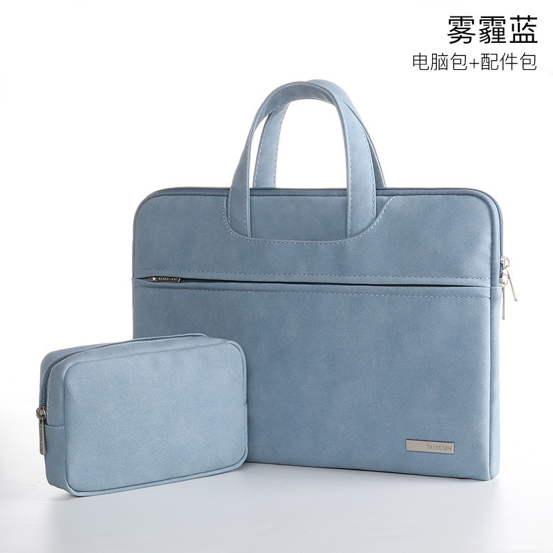 手提电脑包适用联想苹果macbook12笔记本air13/14内胆15.6女pro15|undefined