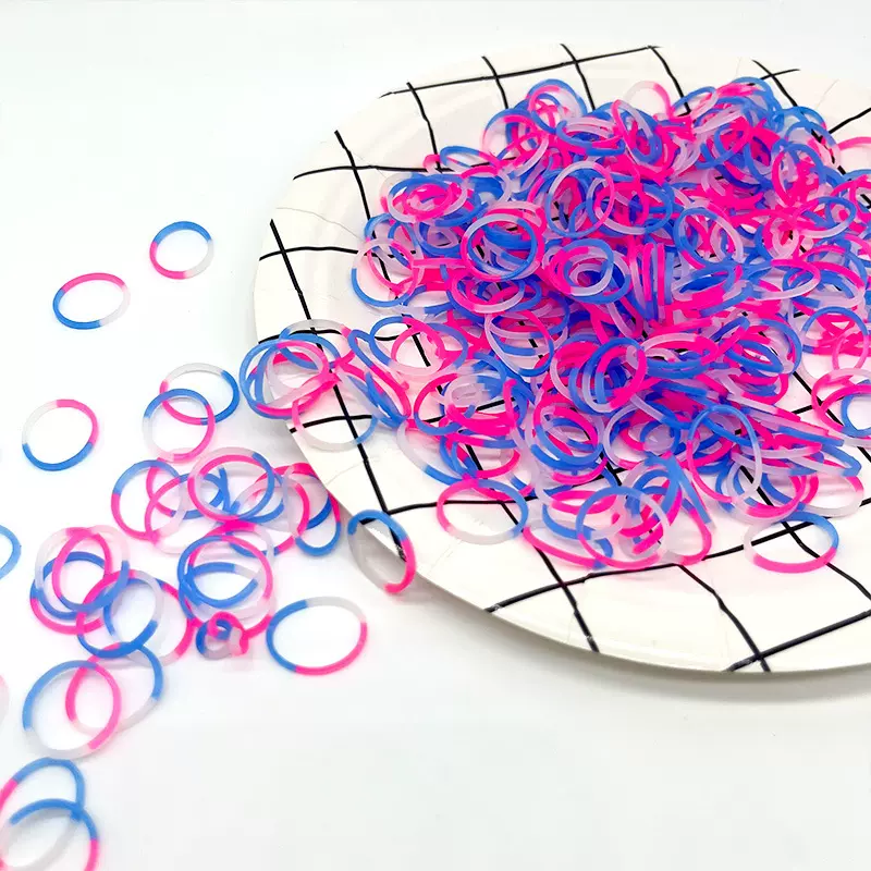 彩色橡皮筋一次性皮筋透明橡皮圈儿童手工编织合成橡胶厂家直销
