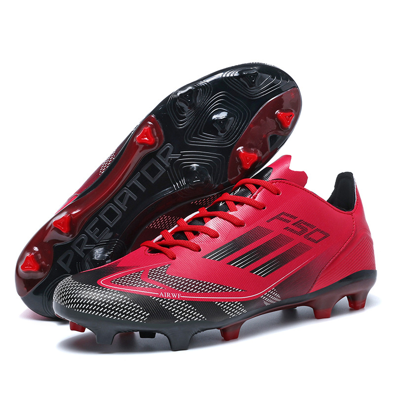 8366G 긴 손톱 검정과 빨강