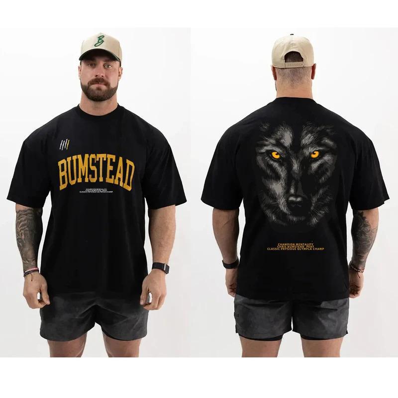 Cross-Border European Size Summer Jogger Gym Tee Men's Cbum T-Shirt Thavage Mus