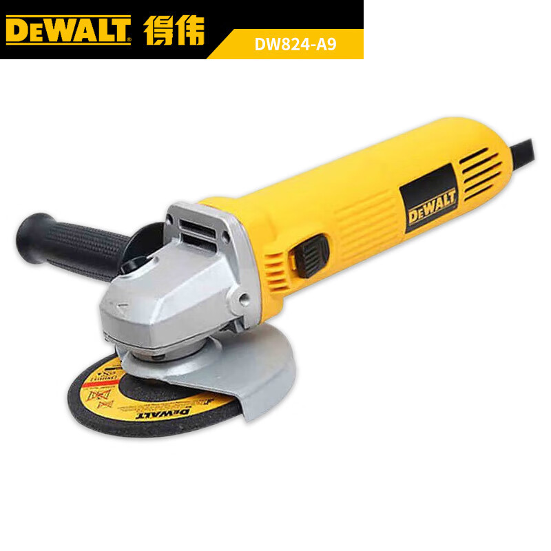 得伟角向磨光机金属石材打磨切割机开槽机抛光机DW824-A9 裸机