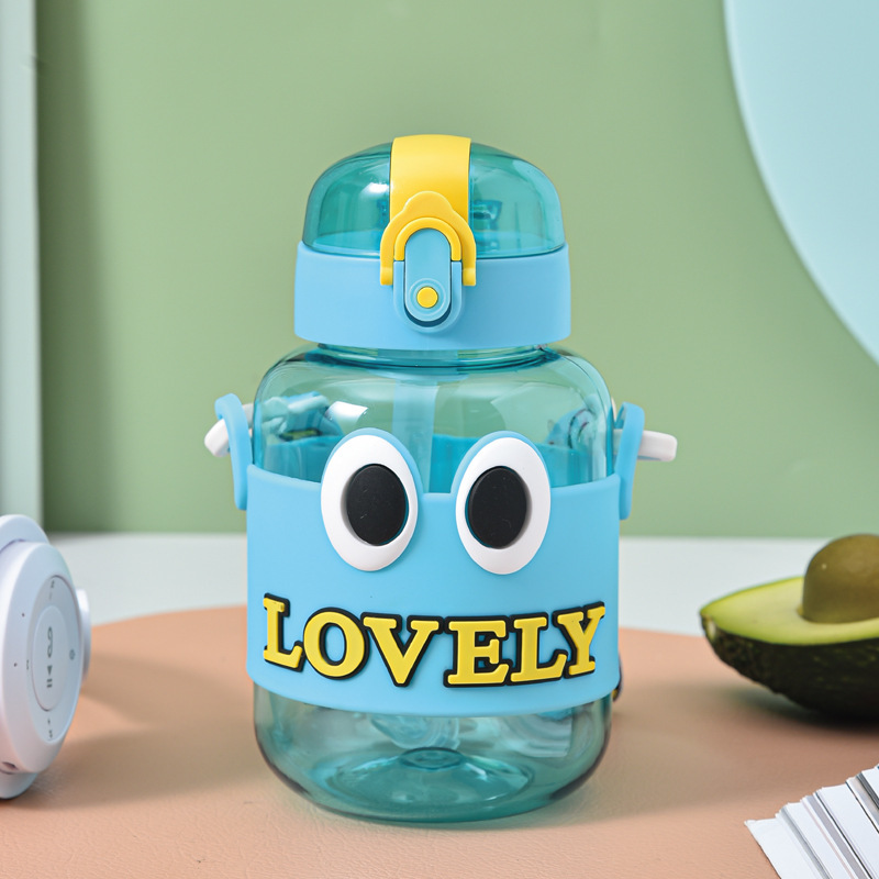 2024 nueva taza de agua taza de dibujos animados taza de estudiantes taza de paja taza de plástico taza de agua dulce taza de agua