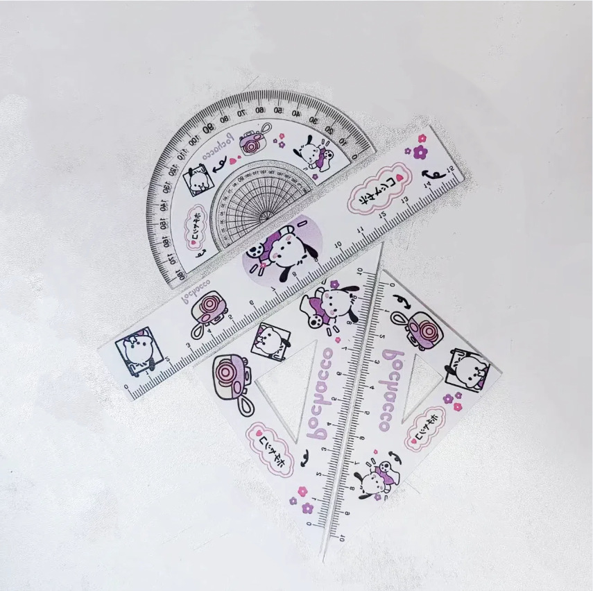 보라색 파차 개 통치자 세트