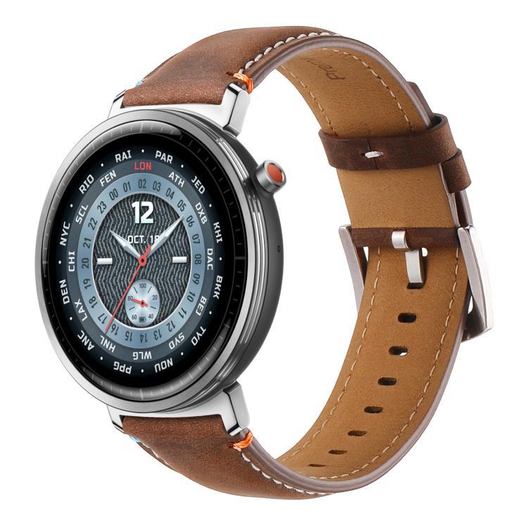 xDfind general cabeza plana caballo loco correa de pulso 22mm / 20mm