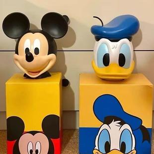 Ins Style Mickey Head Piggy Bank Donald Duck Mickey Mouse Cute Cartoon Creative Gift Desktop Decoration Recommended