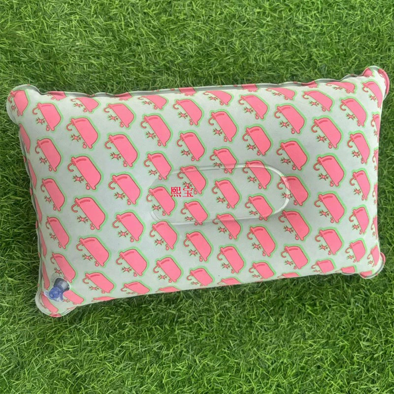 Заводская индивидуальная надувная подушка из ПВХ с присоской, надувная дорожная подушка, прямоугольная надувная подушка