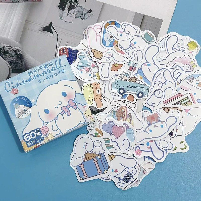 Милый водостойкий cartoon наклейка
