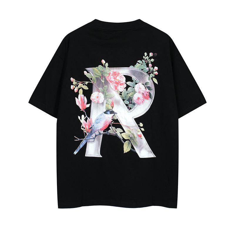 Represrep杜賓犬水洗いして古いアメリカのファッションブランドのヴィンテージのレトロなサメの半袖のtシャツの男をします。|undefined