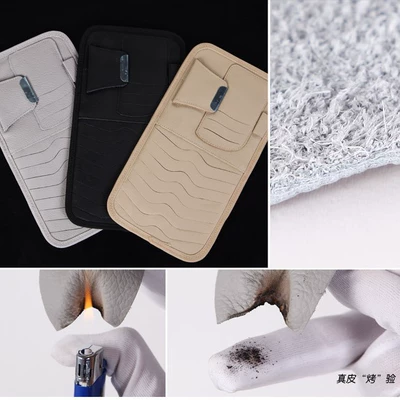 Genuine Leather Sunshade Cd – Multimediya və saxlama aksesuarları
