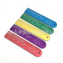 牙科根管测量尺 直尺 根管锉测量尺 金属测量尺 齿科口腔器械材料